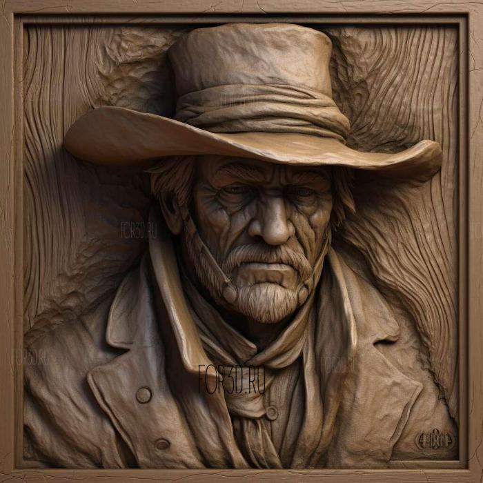 Jonah Hex 3 3d stl модель для ЧПУ